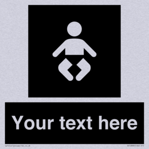 Custom information: black panel baby change